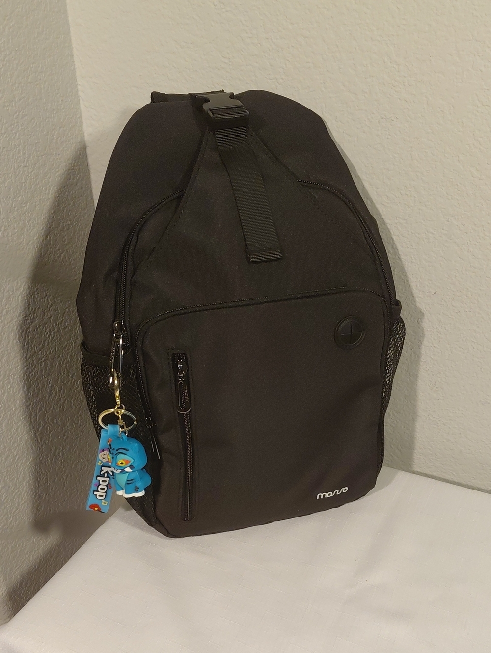 Black Backpack Sling Bag